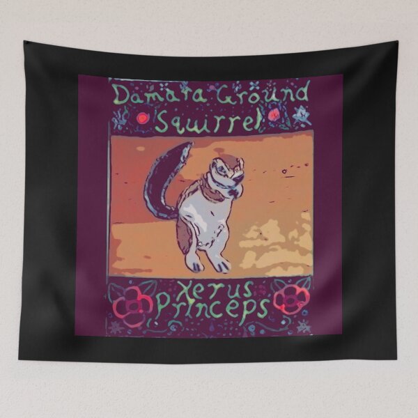 Item preview, Damara Ground Squirrel Painted Felt on Wood Project designed and sold by Jonathan's Nature Crafts.