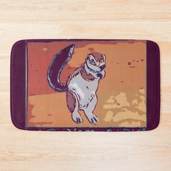 Item preview, Damara Ground Squirrel Painted Felt on Wood Project designed and sold by Jonathan's Nature Crafts.