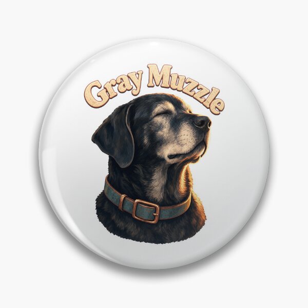 Item preview, Grey Muzzle Proud Dog Portrait designed and sold by pirminio.