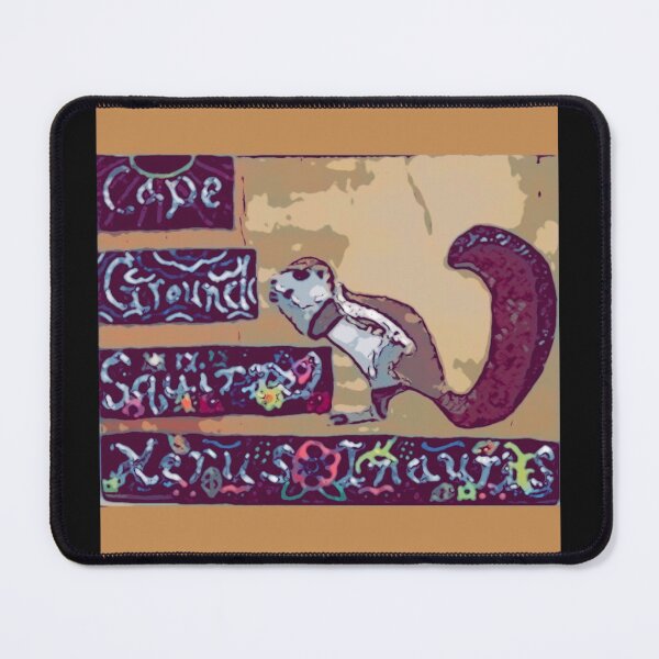 Item preview, Cape Ground Squirrel Painted Felt on Wood Project designed and sold by Jonathan's Nature Crafts.