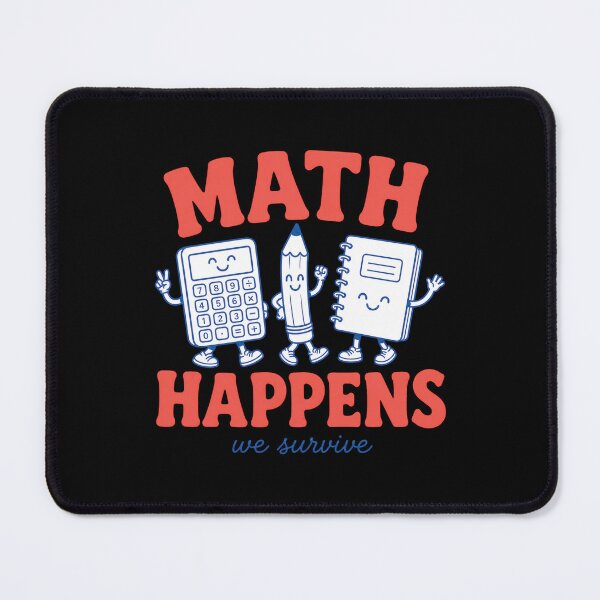 Item preview, Math Happens We Survive — Funny Calculator Pencil and Notebook designed and sold by MAPDDesigns.