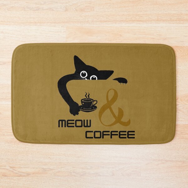 Item preview, Coffee black cat Meow & Coffee Cute Cat Coffee Lover Design – Kawaii Cat Aesthetic for Coffee Lovers, Cozy Morning Vibes & Cat Mom Gift designed and sold by Art IN Pack.