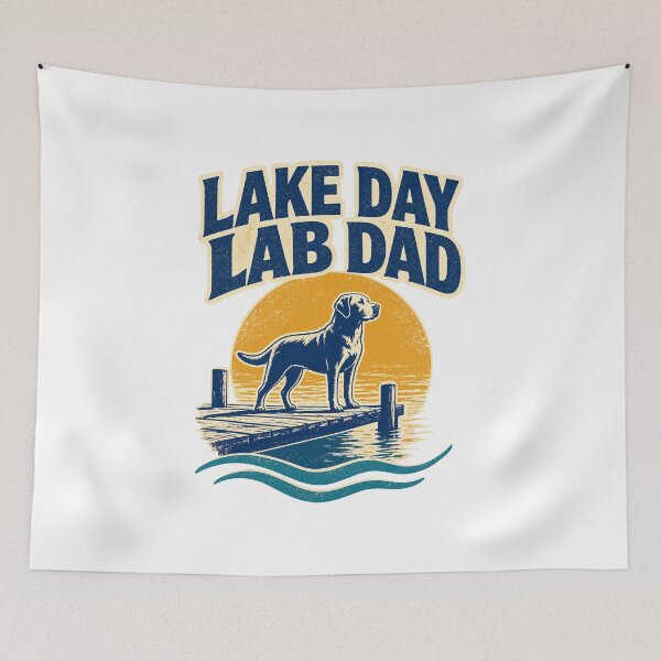 Item preview, Lab Dad at the Lake designed and sold by pirminio.