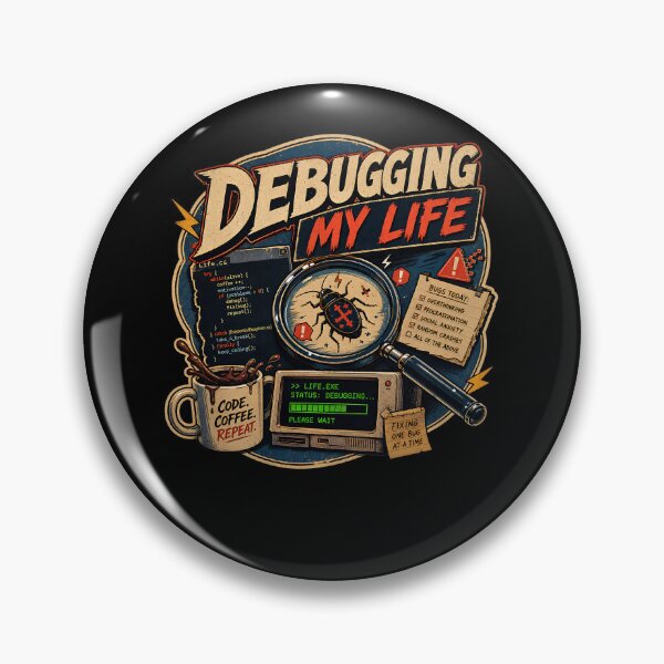 Item preview, Debugging My Life designed and sold by FreshPixelArt.