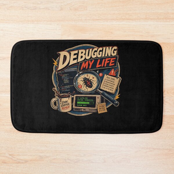 Item preview, Debugging My Life designed and sold by FreshPixelArt.