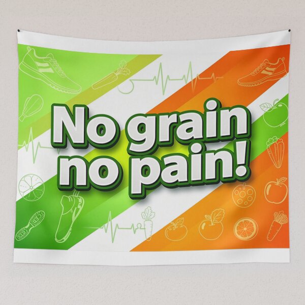 Item preview, No Grain No Pain Lifestyle designed and sold by Simplybe1.