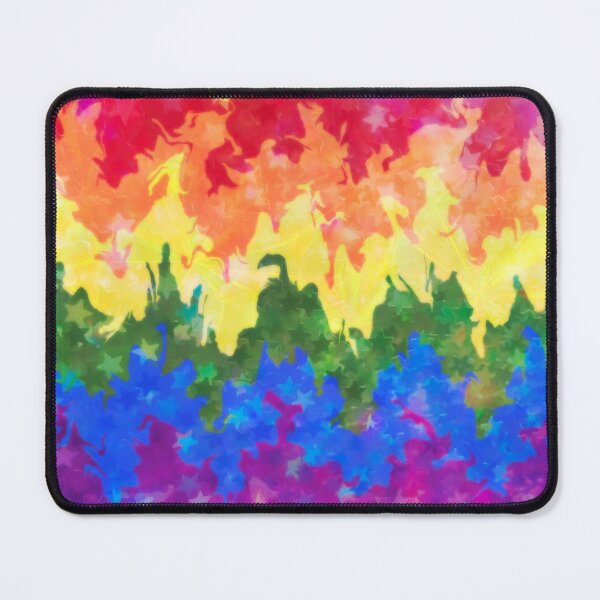 Item preview, Abstract Rainbow Pride Flag designed and sold by Comet and Crafts.