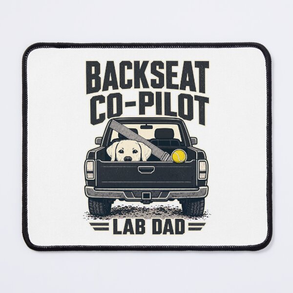 Item preview, Labrador Co-Pilot for Dog Dads designed and sold by pirminio.