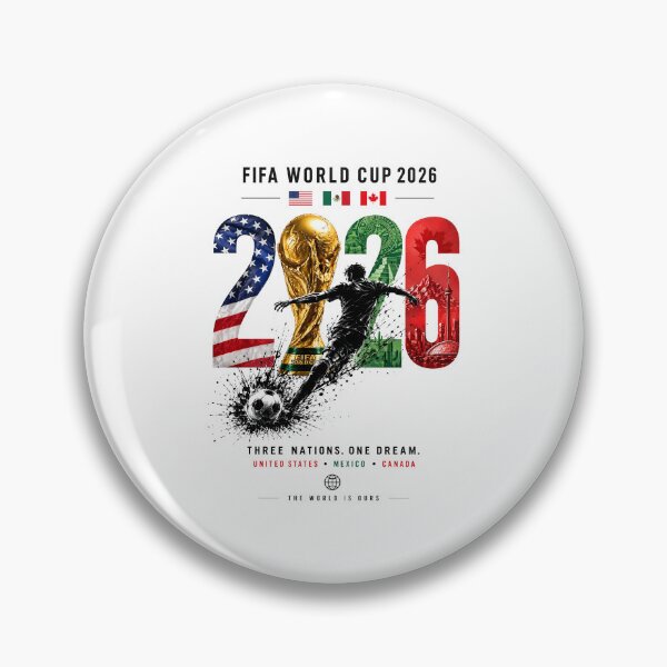 Item preview, Three Nations United Football 2026 - Soccer Splash Art designed and sold by lamiarte.