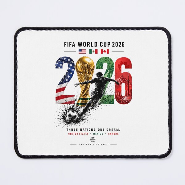 Item preview, Three Nations United Football 2026 - Soccer Splash Art designed and sold by lamiarte.