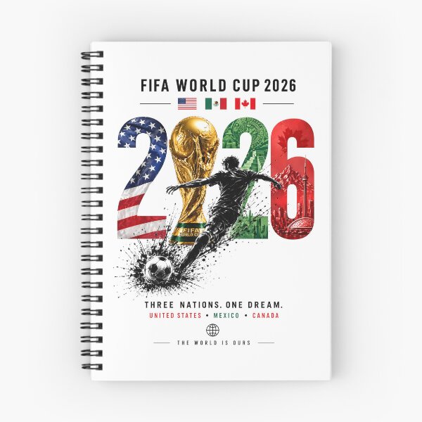 Item preview, Three Nations United Football 2026 - Soccer Splash Art designed and sold by lamiarte.