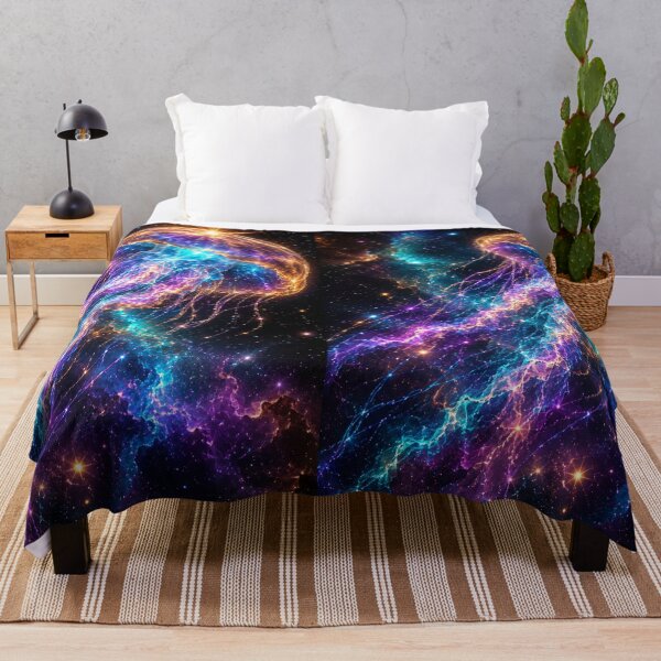 Item preview, Cosmic Jellyfish Nebula, Glowing Bioluminescent Space Art for Ethereal Dreamers2 designed and sold by OandSDesigns23.