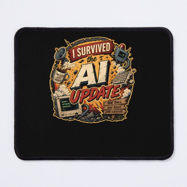 Item preview, I Survived the AI Update designed and sold by FreshPixelArt.