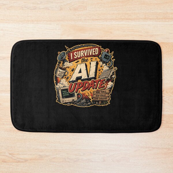 Item preview, I Survived the AI Update designed and sold by FreshPixelArt.