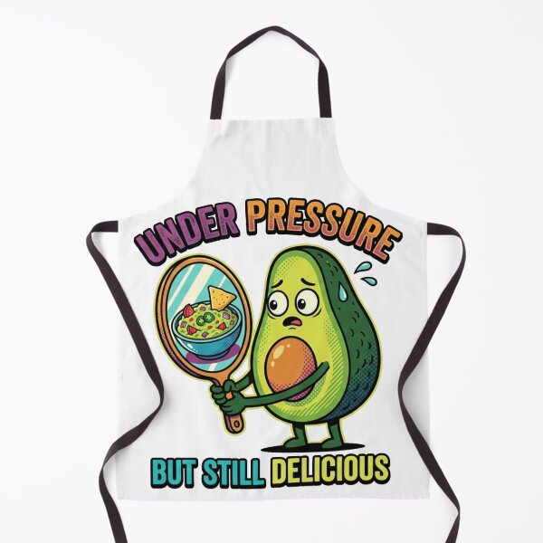 Item preview, Funny Avocado Guacamole Pop Art T-Shirt - Under Pressure But Still Delicious designed and sold by YourWearPulse.