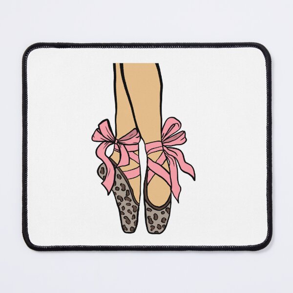 Item preview, Leopard Print Ballet Slippers with Pink Ribbons designed and sold by Cosmic-Meadows.