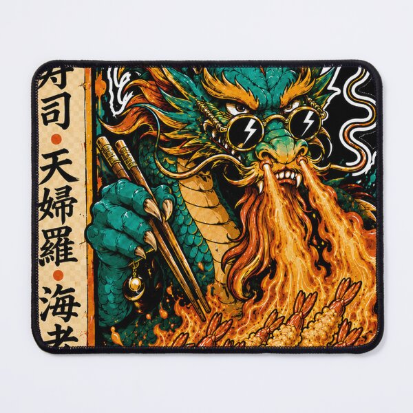 Item preview, Sushi Dragon Tempura Prawns designed and sold by Corbzart.