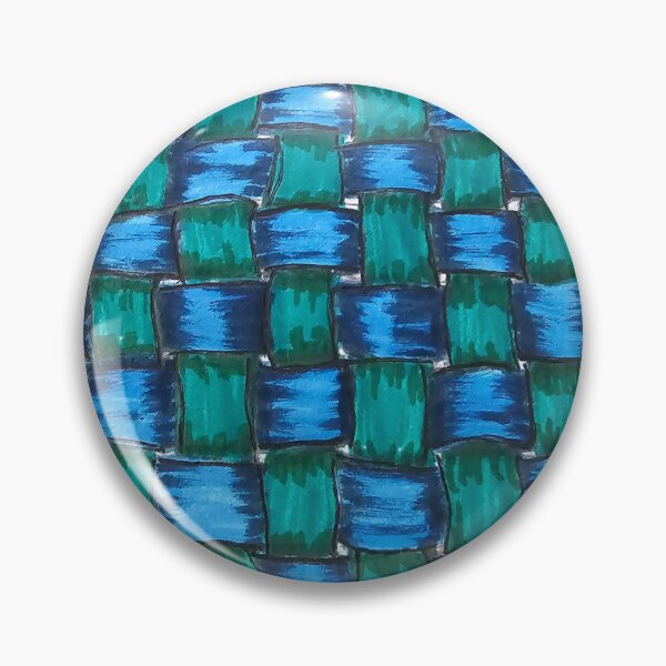 Item preview, Blue Green Basket Weave  designed and sold by DancingCreek.