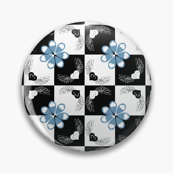 Item preview, Love Tears Flowers and Heart Wings on Checkers designed and sold by Digitalmyth's Designs.