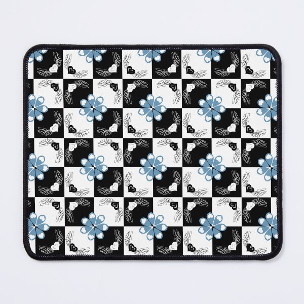 Item preview, Love Tears Flowers and Heart Wings on Checkers designed and sold by Digitalmyth's Designs.