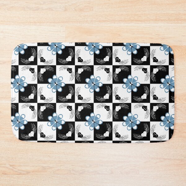 Item preview, Love Tears Flowers and Heart Wings on Checkers designed and sold by Digitalmyth's Designs.