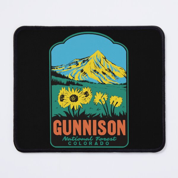 Item preview, Gunnison National Forest Crested Butte Flowers Retro designed and sold by HalpinDesign.