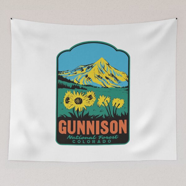 Item preview, Gunnison National Forest Crested Butte Flowers Retro designed and sold by HalpinDesign.