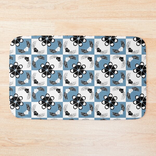 Item preview, Love Tears Flowers and Heart Wings on Checkers designed and sold by Digitalmyth's Designs.