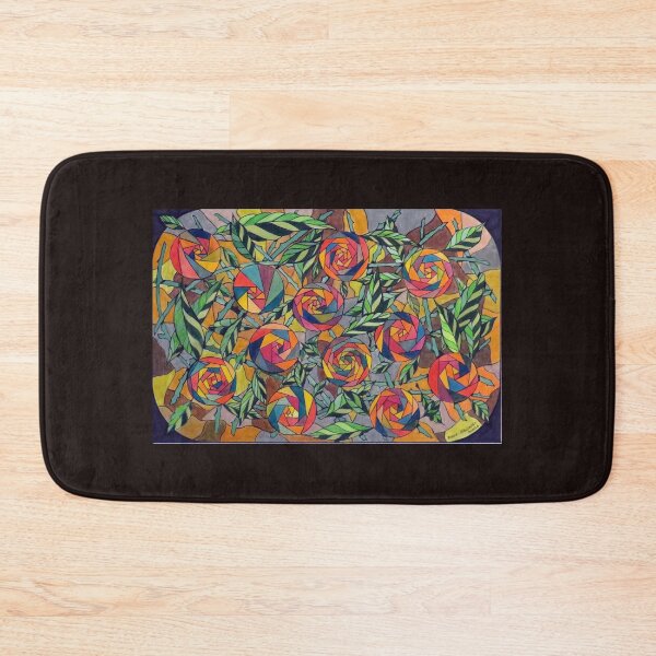 Item preview, 1109 - GEOMETRIC FLOWERS - DAVE EDWARDS - MIXED MEDIA- 2026 designed and sold by BLYTHART.