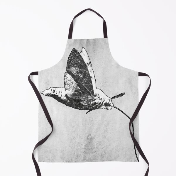 Item preview, Hummingbird Hawk-Moth Dark Nature In-Flight Art designed and sold by Ghoul Enterprises.
