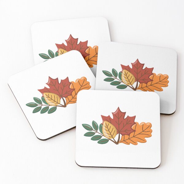 Item preview, Cute Autumn Leaves Illustration designed and sold by EvLip-Artist.