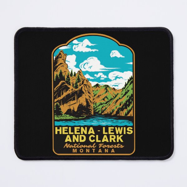 Item preview, Helena Lewis and Clark National Forests Montana Retro designed and sold by HalpinDesign.