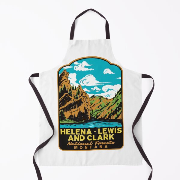 Item preview, Helena Lewis and Clark National Forests Montana Retro designed and sold by HalpinDesign.