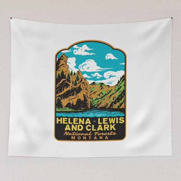 Item preview, Helena Lewis and Clark National Forests Montana Retro designed and sold by HalpinDesign.