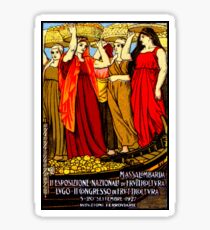 1927 Italian Fruit Farmers Expo Sticker