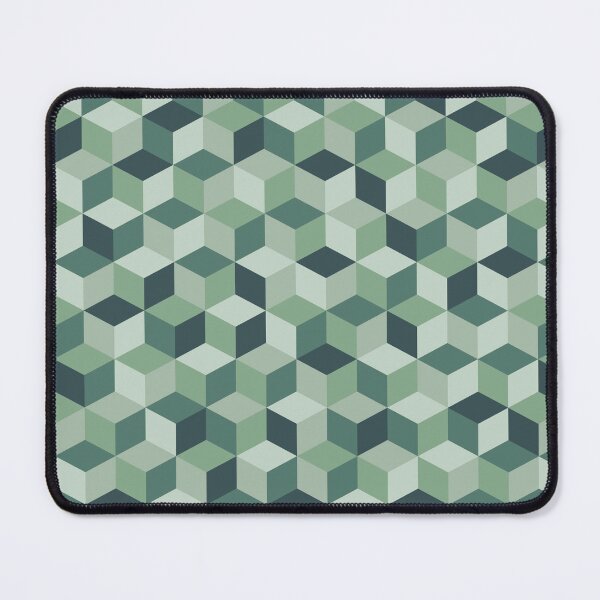 Item preview, 3D Cube Pattern - Green designed and sold by Vytfur Zone.