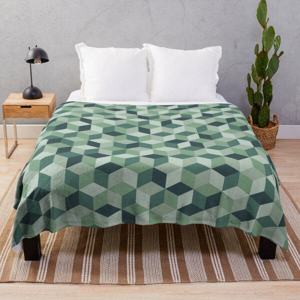 Item preview, 3D Cube Pattern - Green designed and sold by Vytfur Zone.