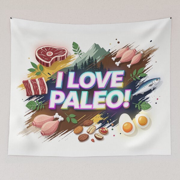 Item preview, I Love Paleo Healthy Lifestyle designed and sold by Simplybe1.