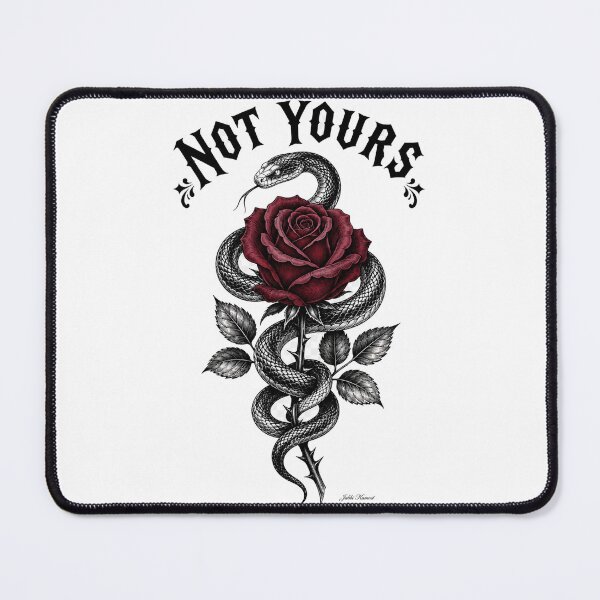 Item preview, Copy of Not Yours — Snake and Rose designed and sold by JabbiKamost.