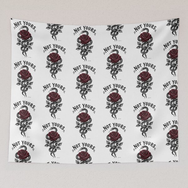 Item preview, Copy of Not Yours — Snake and Rose designed and sold by JabbiKamost.