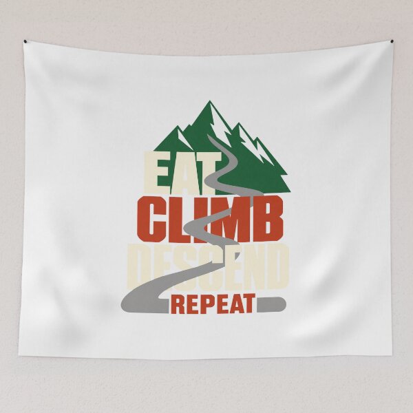 Item preview, Eat Climb Descend Repeat road bike designed and sold by pirminio.