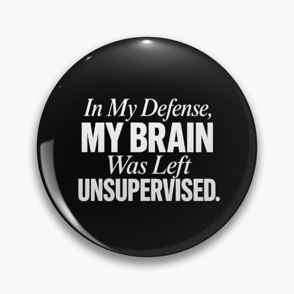 Item preview, My Defense Brain Left Unsupervised ADHD Humor t-shirt designed and sold by Mosidrip.