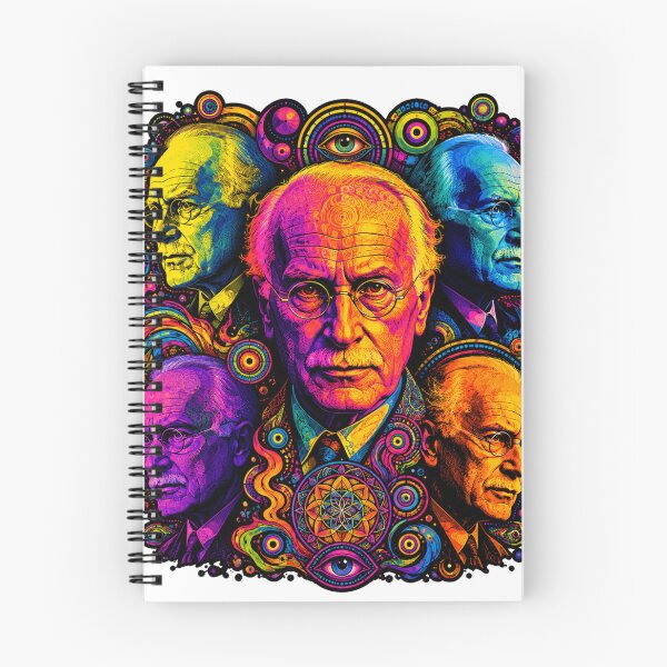 Item preview, Carl Jung (Faces and Colors) designed and sold by Lizandro  Serrano Pacheco.