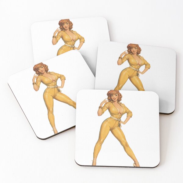 Item preview, Retro April O'Neil Pin-Up – Vintage TMNT Inspired Glamour Art designed and sold by Cosplayvintage.