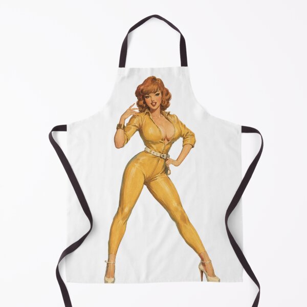 Item preview, Retro April O'Neil Pin-Up – Vintage TMNT Inspired Glamour Art designed and sold by Cosplayvintage.