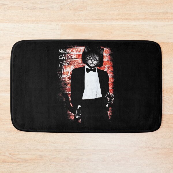 Item preview, Meowchael Catson Off The Wall Album Parody Funny Tuxedo Cat designed and sold by Off-Road-Zone.