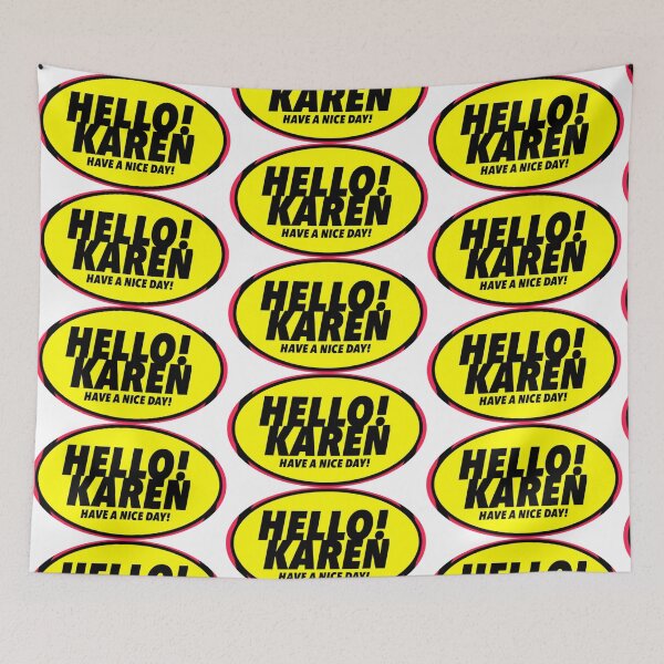 Item preview, Be Nice Stickers | HELLO! KAREN Print Novelty | in collaboration with "Stiqker" designed and sold by PSST-Design.