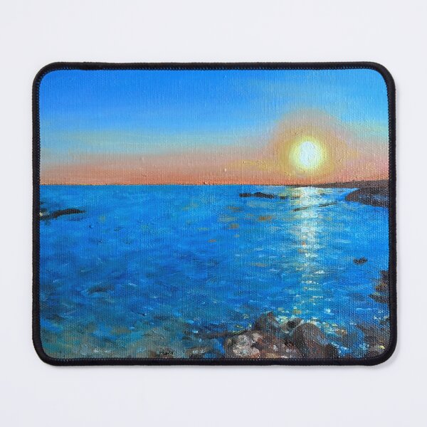 Item preview, Seascape of a calm sea at sunrise designed and sold by Kassyopea.