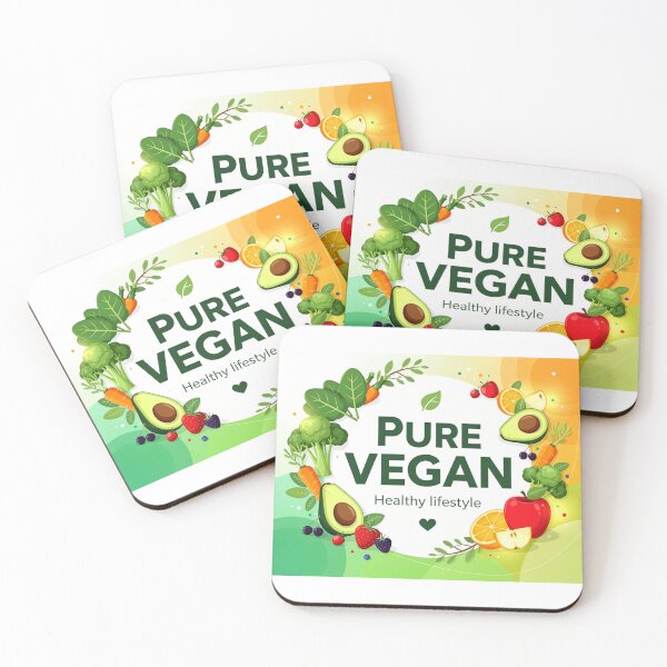 Item preview, Pure Vegan Healthy Lifestyle Logo designed and sold by Simplybe1.