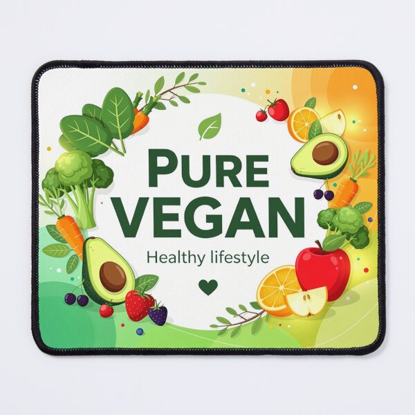 Item preview, Pure Vegan Healthy Lifestyle Logo designed and sold by Simplybe1.